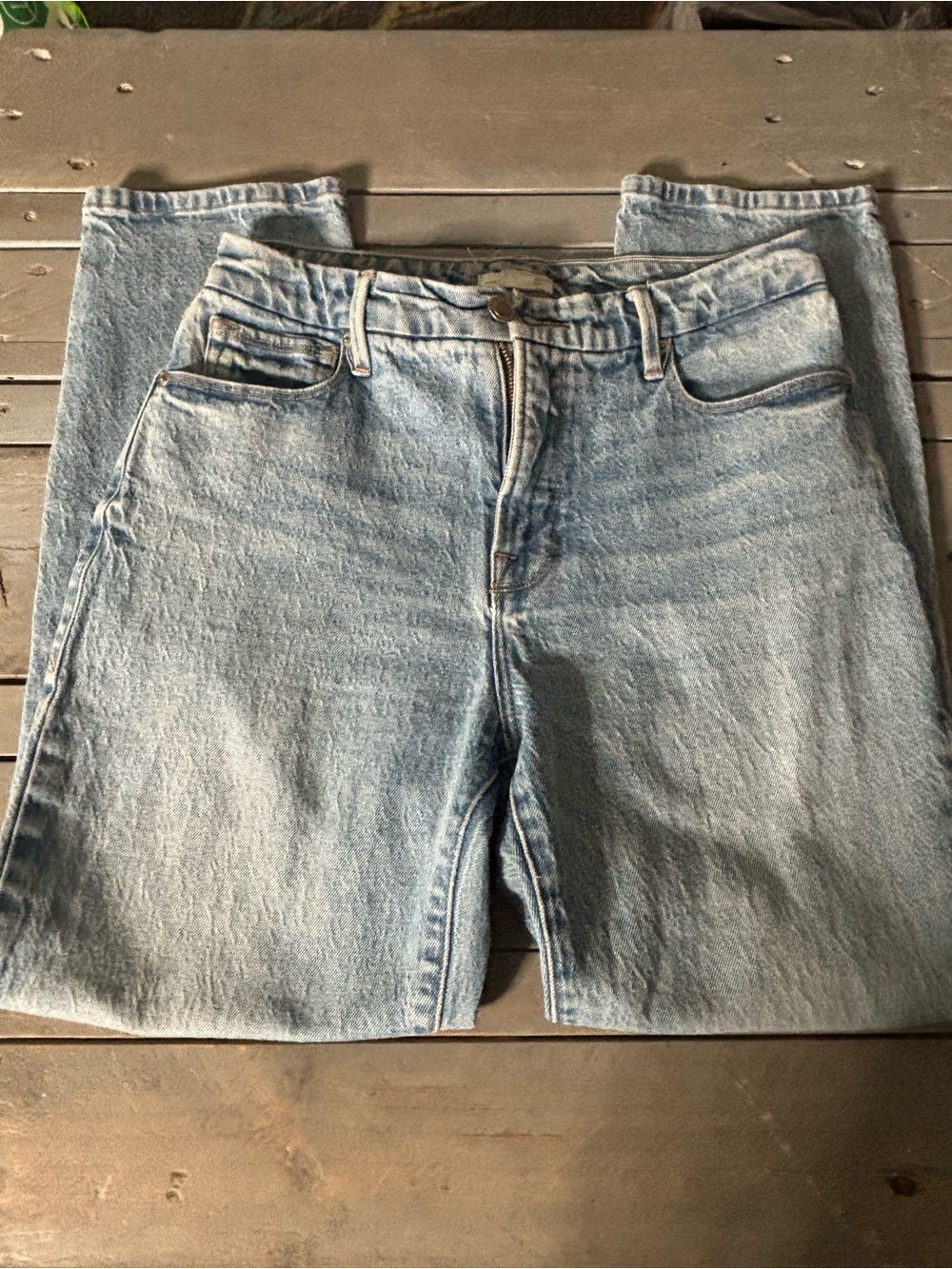Good American "Good Vintage" Straight Leg Jeans – Blue942, Size 2